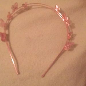 Gold butterfly headband